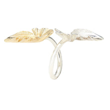 Load image into Gallery viewer, Success &amp; Prosperity Koi Ring - Solid Sterling Silver and 9ct Gold - Tracy Trainor Jewellery