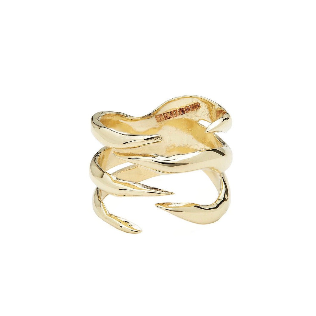 The Roots Ring in 9ct Gold - Tracy Trainor Jewellery